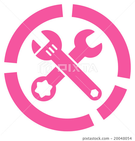 Tools Diagram Flat Icon 20048054