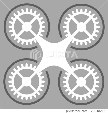 Quadcopter Flat Icon Quadcopter Flat Icon 20048216