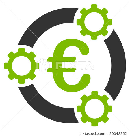 Euro Teamwork Flat Icon Euro Teamwork Flat Icon 20048262