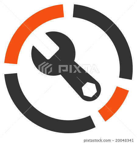 Tools Diagram Flat Icon Tools Diagram Flat Icon 20048341
