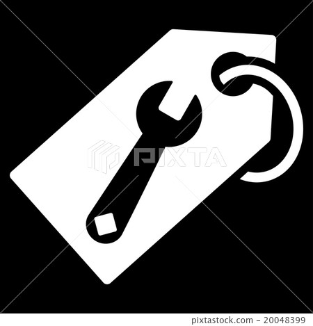 Repair Tag Flat Icon Repair Tag Flat Icon 20048399