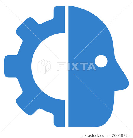 Cyborg Flat Icon 20048793