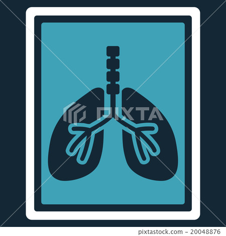 Lungs X-Ray Photo Icon 20048876