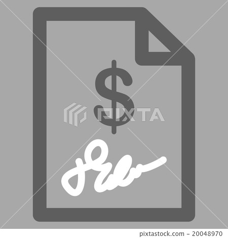 Signed Invoice Icon 20048970