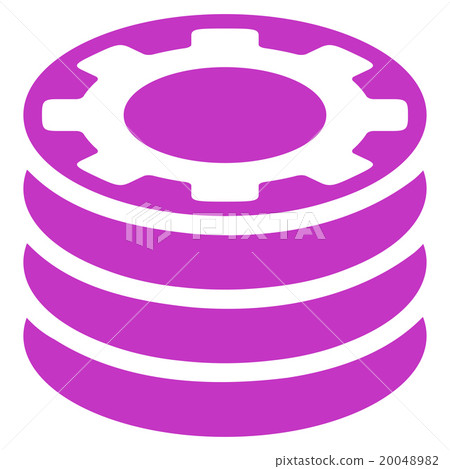 Casino Chips Flat Icon Casino Chips Flat Icon 20048982