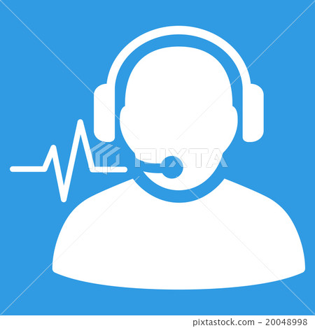 Operator Signal Flat Icon Operator Signal Flat Icon 20048998