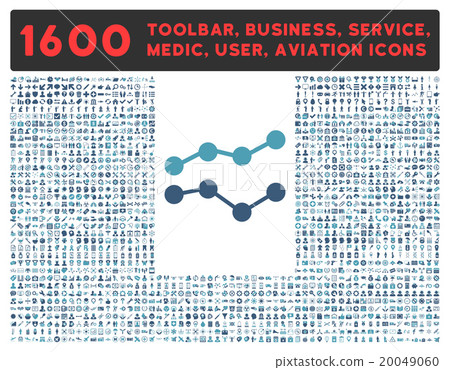 Trends Icon With Large Pictogram Collection Trends Icon With Large Pictogram Collection 20049060