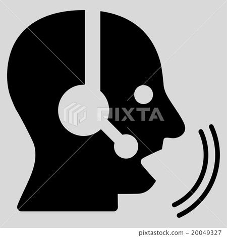 Operator Speech Flat Icon Operator Speech Flat Icon 20049327