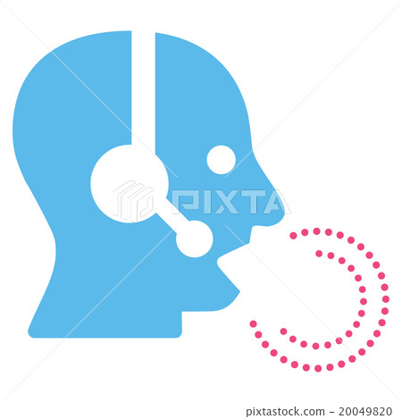 Operator Speech Flat Icon Operator Speech Flat Icon 20049820