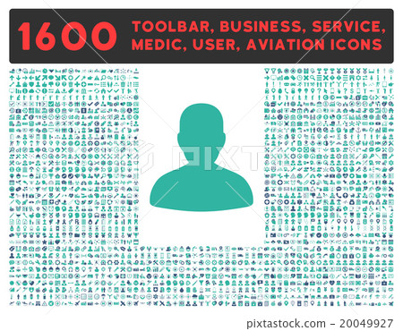 Avatar Icon With Large Pictogram Collection Avatar Icon With Large Pictogram Collection 20049927