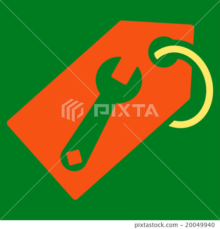 Repair Tag Flat Icon 20049940