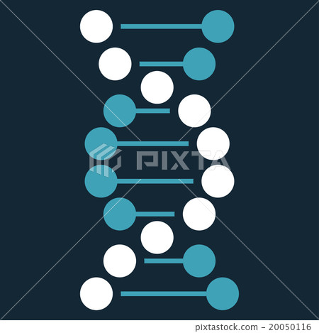 DNA Flat Icon 20050116