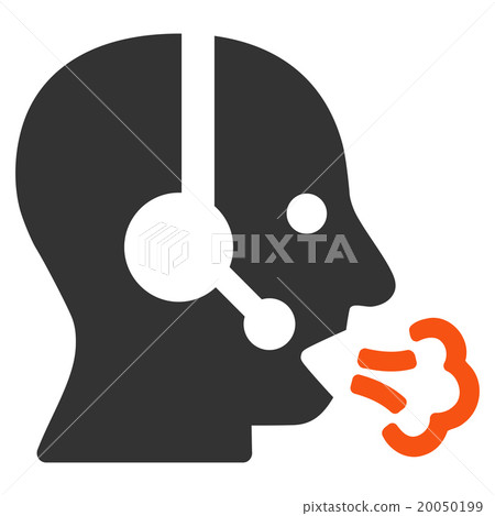 Operator Speech Flat Icon 20050199