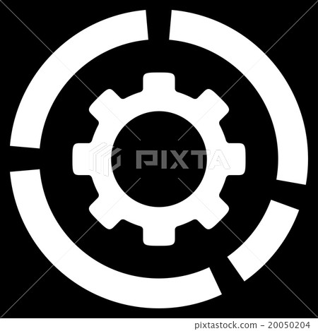Industry Diagram Flat Icon Industry Diagram Flat Icon 20050204