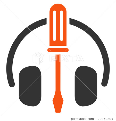 Headphones Tools Flat Icon Headphones Tools Flat Icon 20050205