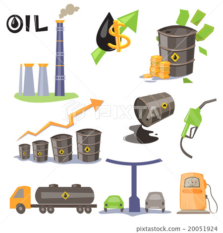Oil Production Infographic Elements Vector 20051924