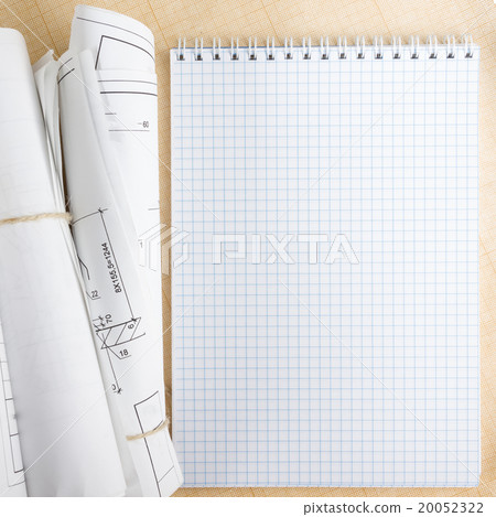 Architectural blueprints and blueprint rolls on Architectural blueprints and blueprint rolls on 20052322