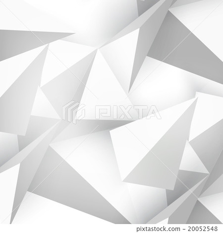 Vector Abstract geometric shape from gray.  20052548