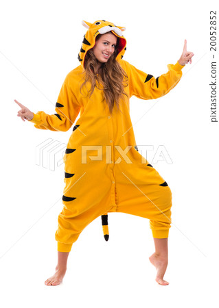 Girl dressed as a tiger Girl dressed as a tiger 20052852