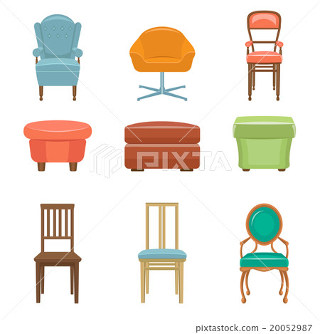 Interior, Luxury and Wood Chairs  20052987