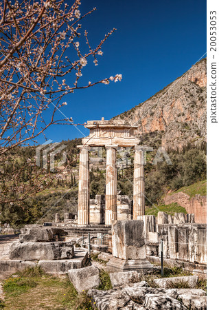 Delphi with ruins of the Temple in Greece 20053053