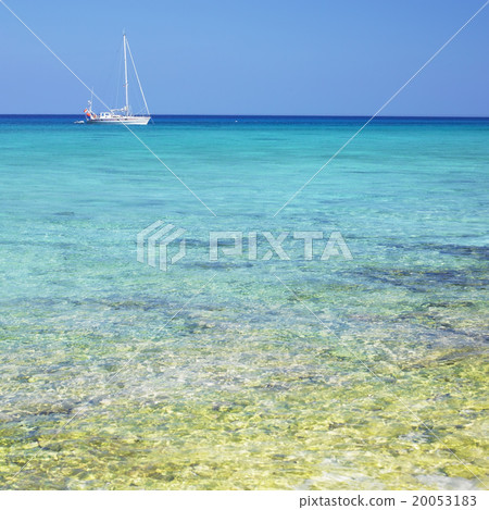 yacht, Caribbean Sea, Maria la Gorda, Cuba yacht, Caribbean Sea, Maria la Gorda, Cuba 20053183