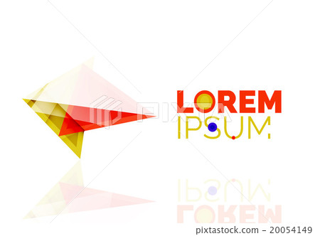 Logo, abstract geometric business icon 20054149