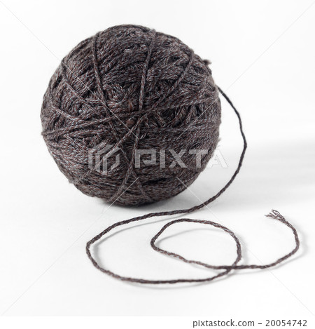 Yarn of wool isolated on white background 20054742