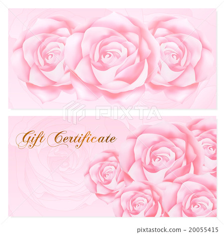 Gift certificate, Voucher, Coupon. Rose Gift certificate, Voucher, Coupon. Rose 20055415