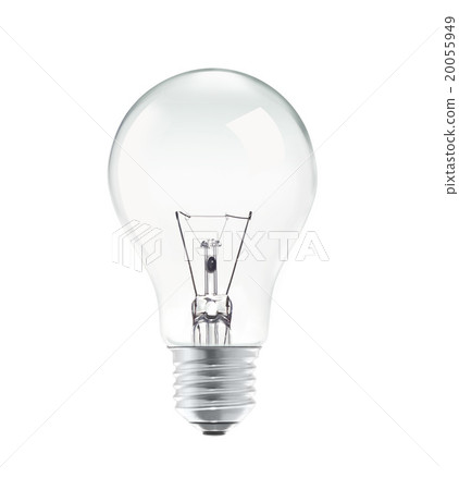 Light bulb isolated on white background 20055949