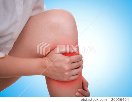 Close up suffering male pain in shin Close up suffering male pain in shin 20056464