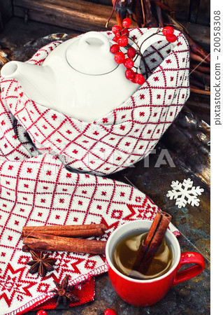 Warming tea in the cold Warming tea in the cold 20058308