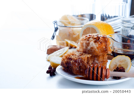 sweet honeycombs with lemon sweet honeycombs with lemon 20058443