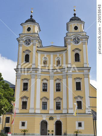 St. Michael Basilica at Mondsee, Austria. St. Michael Basilica at Mondsee, Austria. 20058648