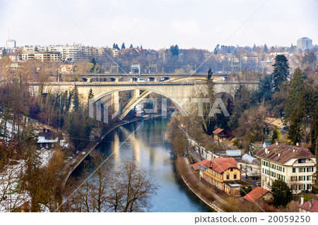 Lorrainebrucke and Lorraineviadukt bridges in Bern Lorrainebrucke and Lorraineviadukt bridges in Bern 20059250