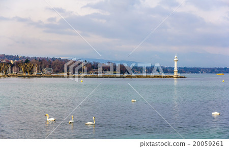 View of the Lighthouse in Geneva - Switzerland 20059261