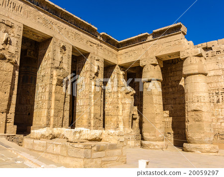 Mortuary Temple of Ramses III. near Luxor in Egypt 20059297