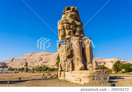 The North Colossus of Memnon near Luxor - Egypt The North Colossus of Memnon near Luxor - Egypt 20059372