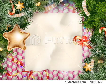 Christmas greeting card. EPS 10 20059630