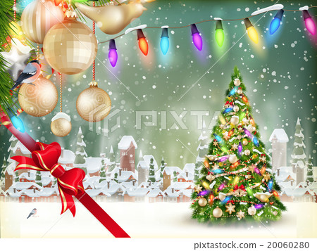 Christmas greeting card. EPS 10 20060280