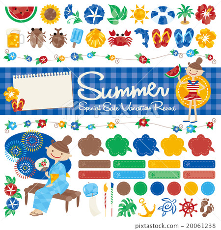 Natural summer icon Natural summer icon 20061238