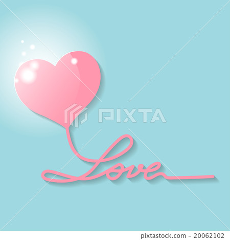 love heart background, vector 20062102