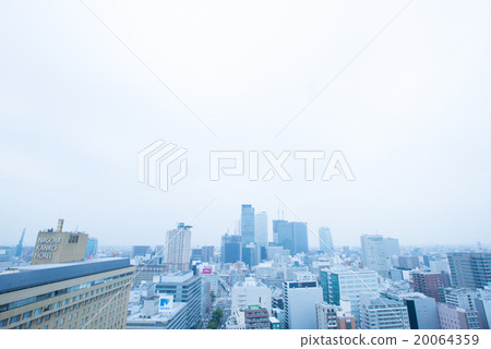 Townscape shot from the rooftop 20064359