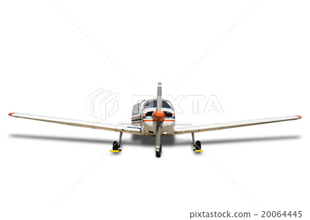 Propeller plane on white. 20064445