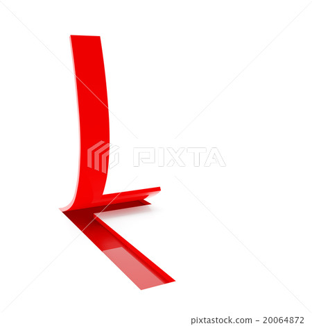 Letter L, 3d render 20064872