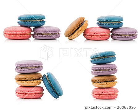 macaroons on white background macaroons on white background 20065050