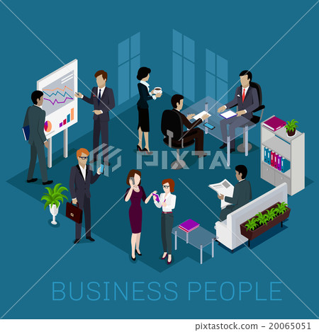Isometric Business People Design Isometric Business People Design 20065051