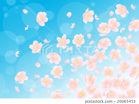 Dancing cherry blossoms (blue) Dancing cherry blossoms (blue) 20065453