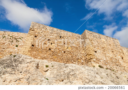 Facade of medieval fortress. Calafell, Spain Facade of medieval fortress. Calafell, Spain 20066561