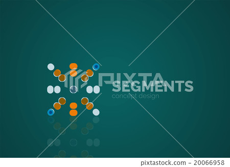 Vector outline minimal abstract geometric logo 20066958